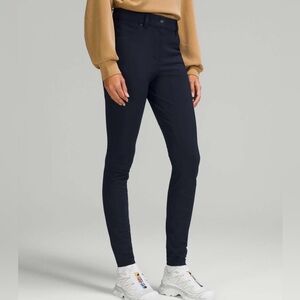 Lululemon City Sleek 5 Pocket Pants Black Size 27 Slim Full Length Warpstreme